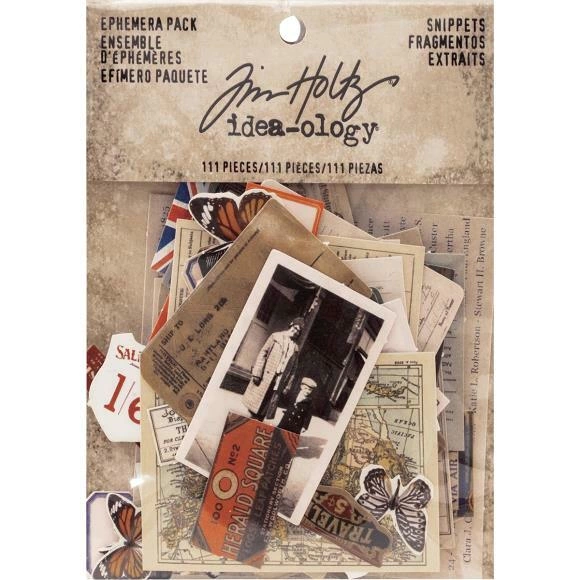 Tim Holtz Idea-Ology Ephemera Snippets 111/Pkg